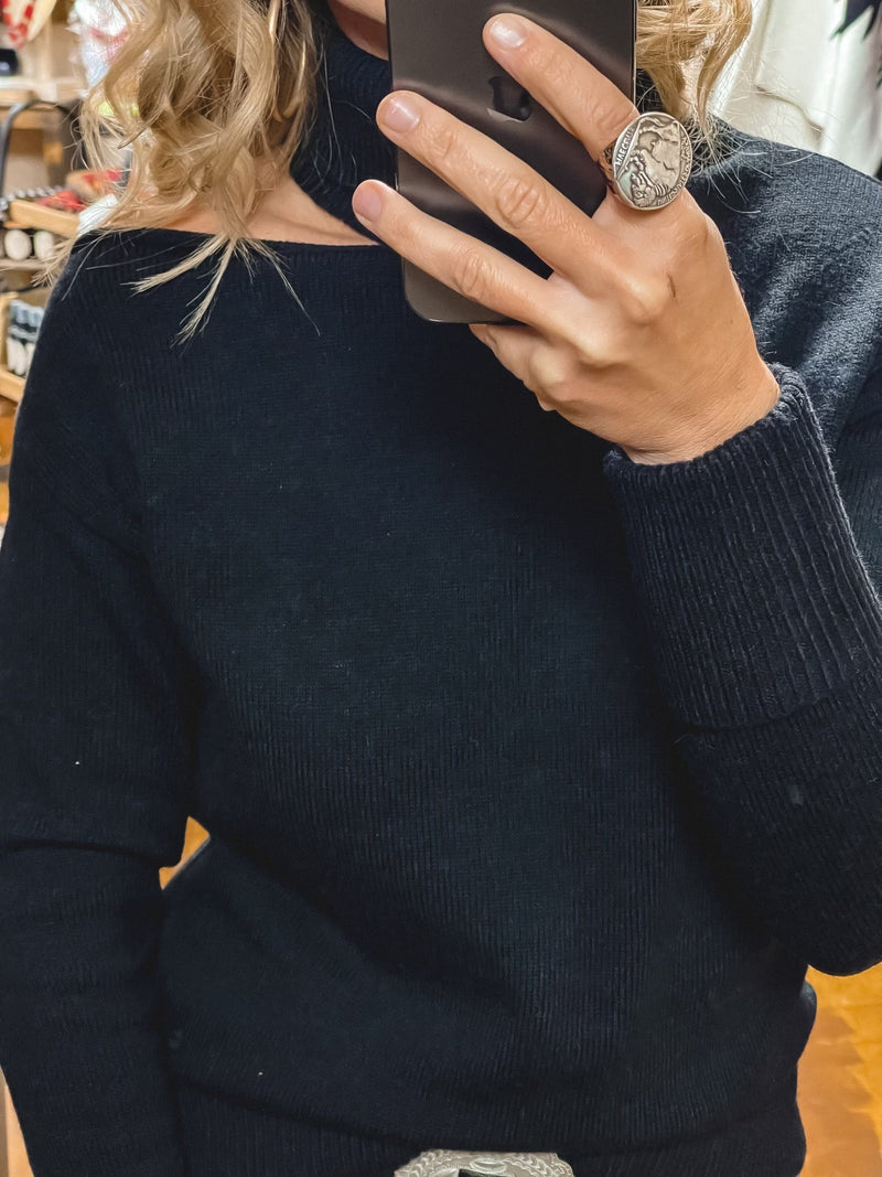 Dear John Rylie Cold Shoulder Sweater