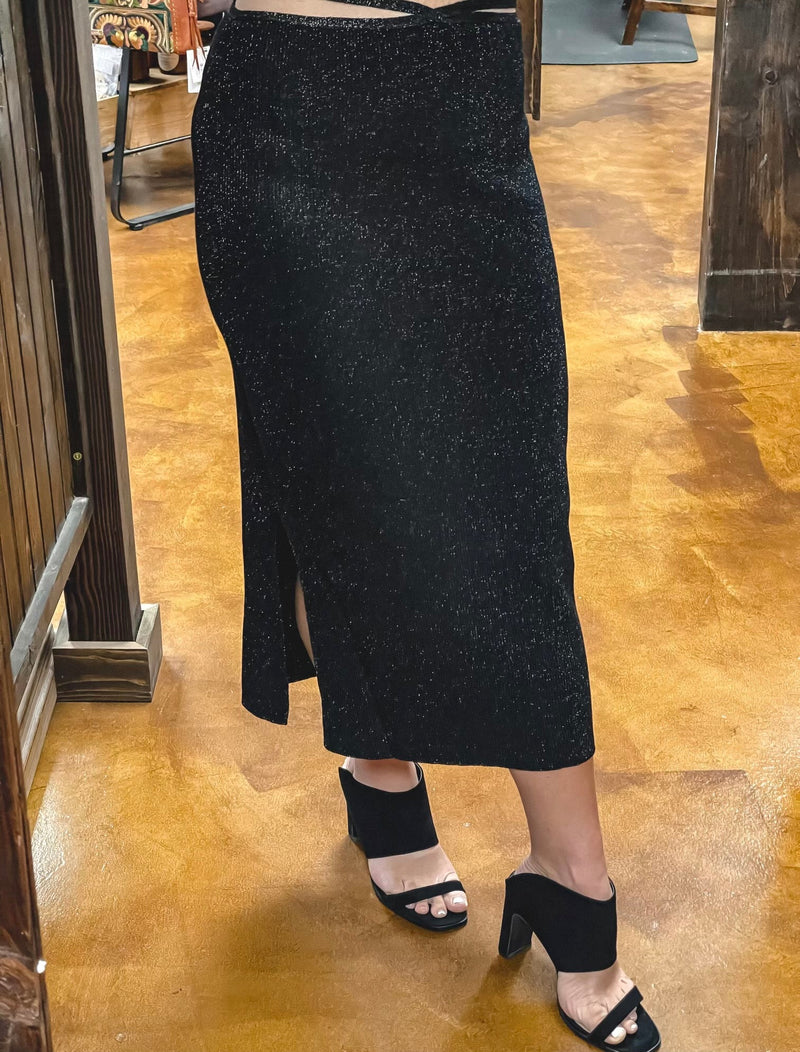 Lucy Paris Bowery Glitter Skirt