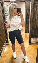 Kyla Ribbed Biker Shorts