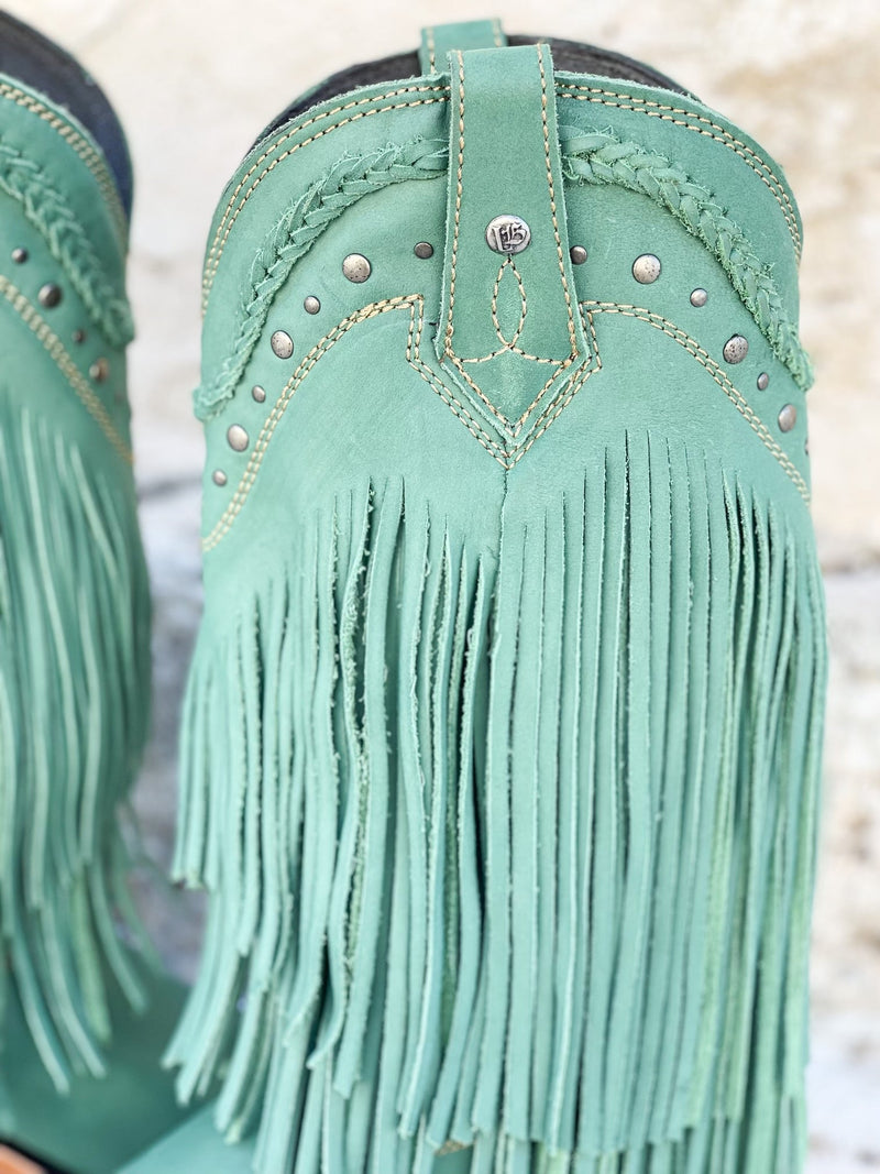 Liberty Black Vegas Turquoise Boots