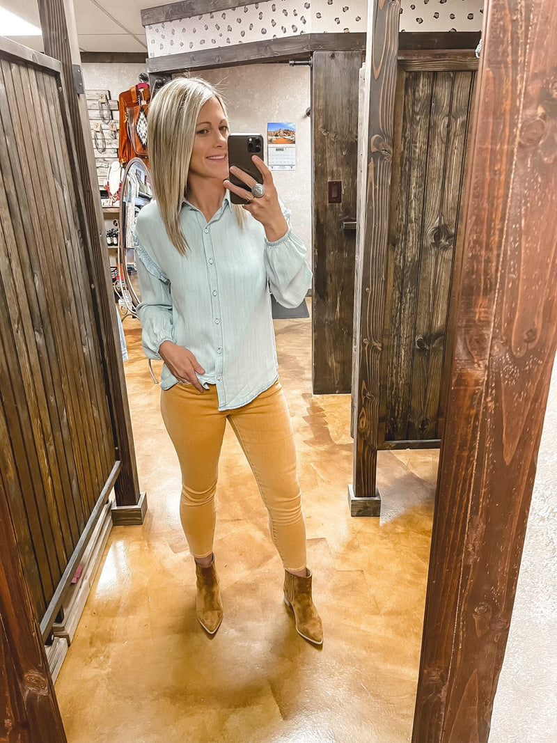 Velvet Heart Vintage Denim Top