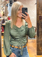 Misty's Gathered Crop Top