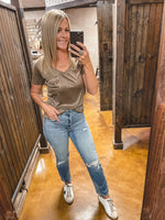 Phoenix Suede Pocket tee